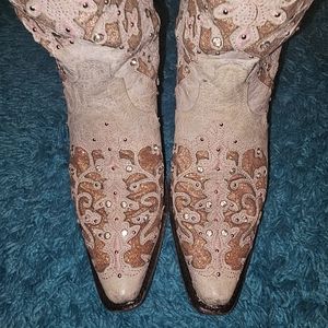 Corral pink boots